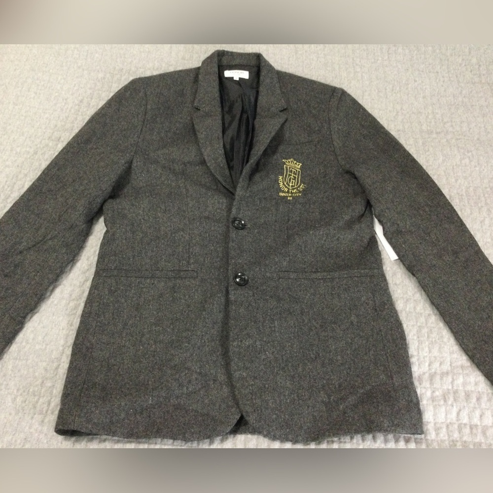 Honor the Gift Academy Inner City Speckle Gray Men’s Blazer Size M